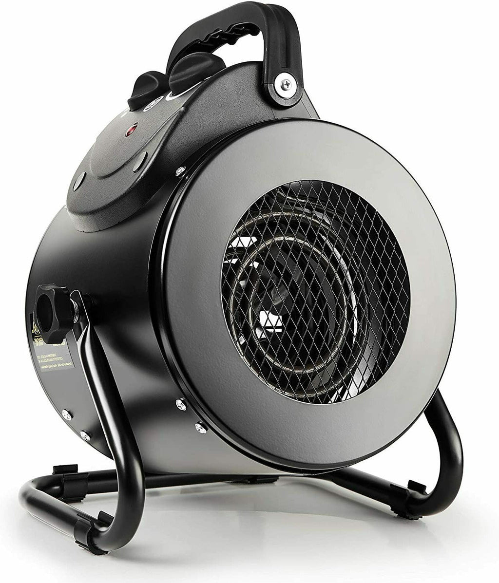 Greenhouse Heater with IPX4 Splash Resistance and Metal Housing, 1500W Zanny Home