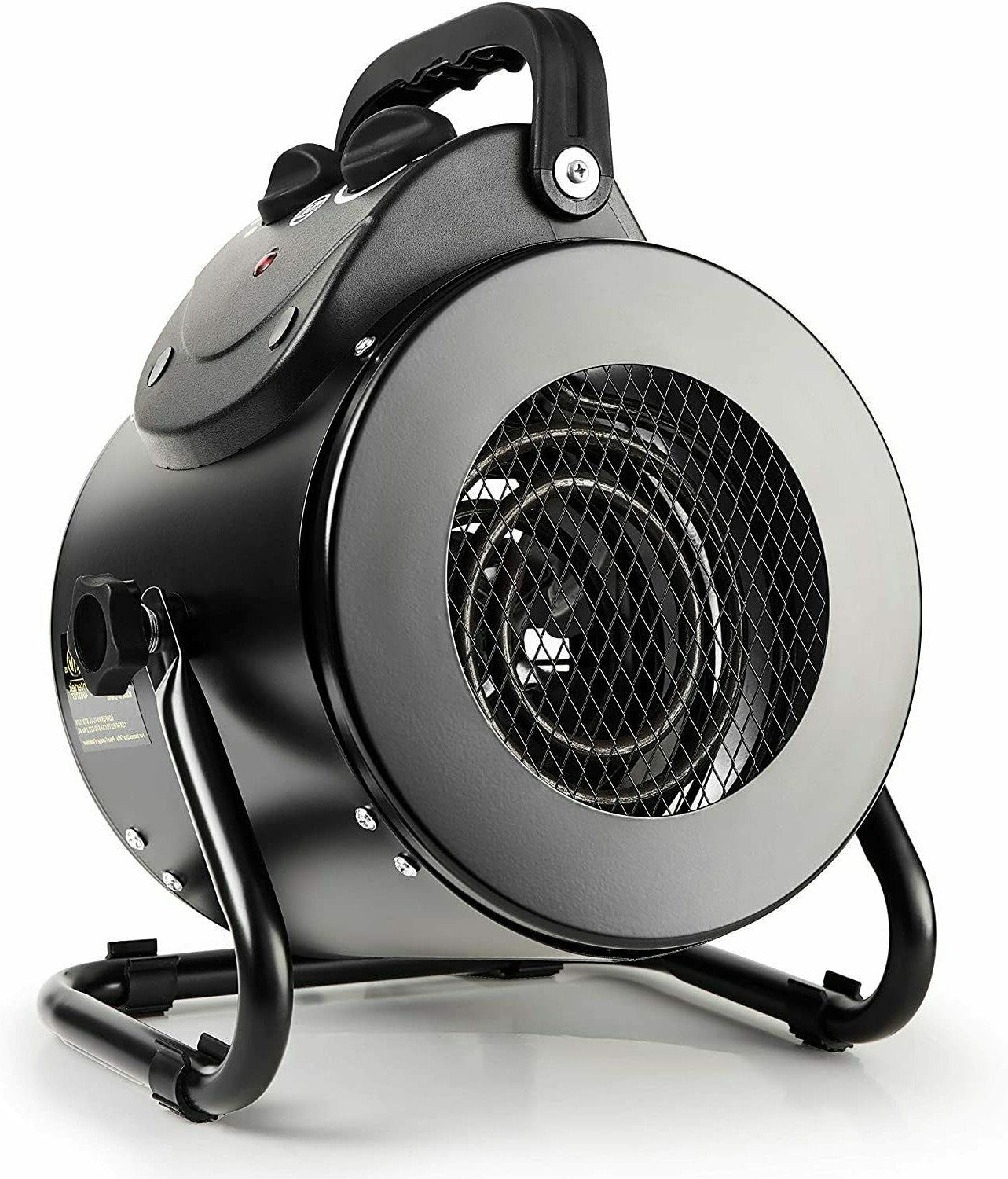 Greenhouse Heater with IPX4 Splash Resistance and Metal Housing, 1500W Zanny Home