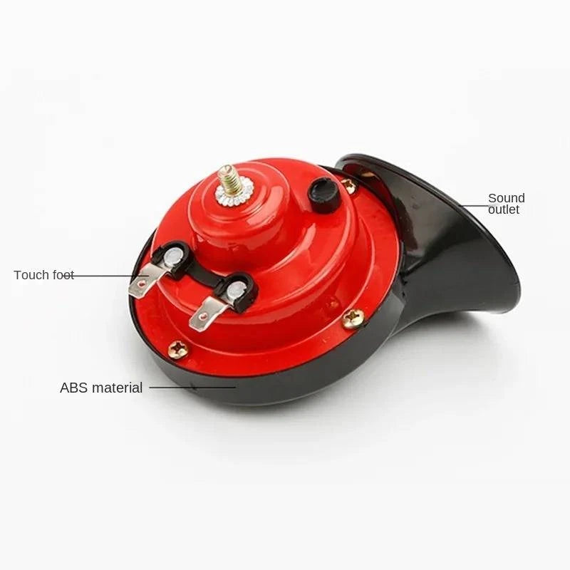 12V Train Horn with Dual-Tone Sound and Weatherproof ABS Housing, Mounting Kit Included Zanny Home