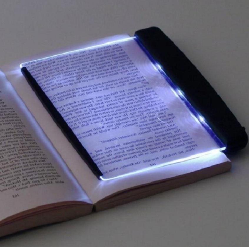 Book Light with Slim Foldable Panel and USB-C Rechargeable Battery, Magnetic Bookmark Clip Zanny Home