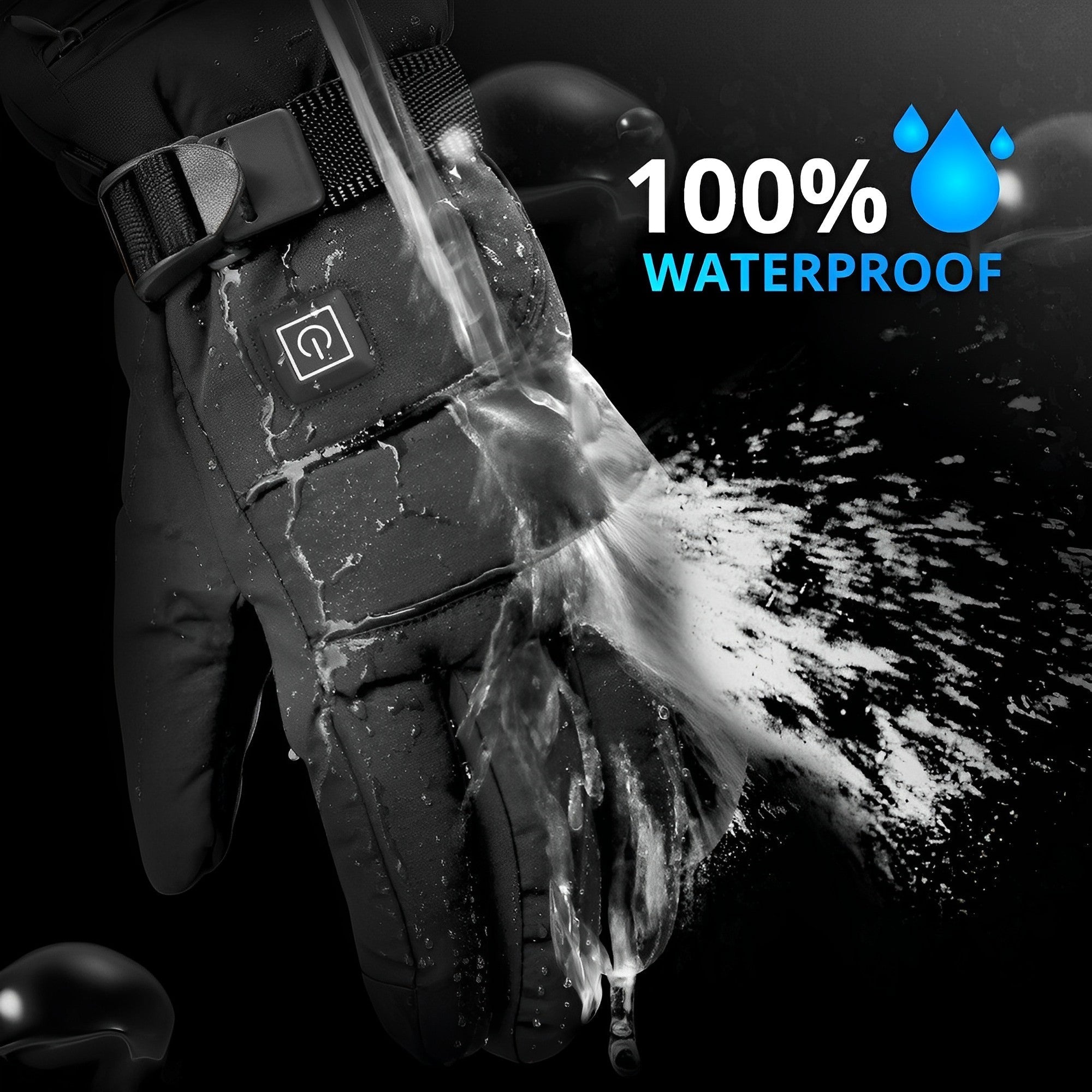 Rechargeable Heated Gloves with USB Charging and Water-Resistant Palms, 8-Hour Runtime Zanny Home