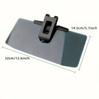 Sun Visor Extender with Polarized Shield and Multi-Axis Adjustable Mount, 12.6 x 5.7 in Zanny Home