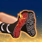 Heated Socks with Rechargeable Power Pack and Targeted Toe Warmth, 5 Pairs Zanny Home