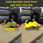 Plush Duck Dog Toy with Deep Quack Sound and Reinforced Stitching, Machine Washable Zanny Home