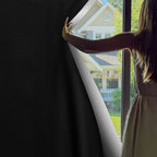 Blackout Window Film with Static Cling and Trim-to-Fit, Opaque Privacy Shade Zanny Home