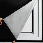Blackout Window Film with Static Cling and Trim-to-Fit, Opaque Privacy Shade Zanny Home