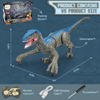 Interactive Dinosaur Toy with Remote Control and Rechargeable Battery, Lights, Sounds Zanny Home