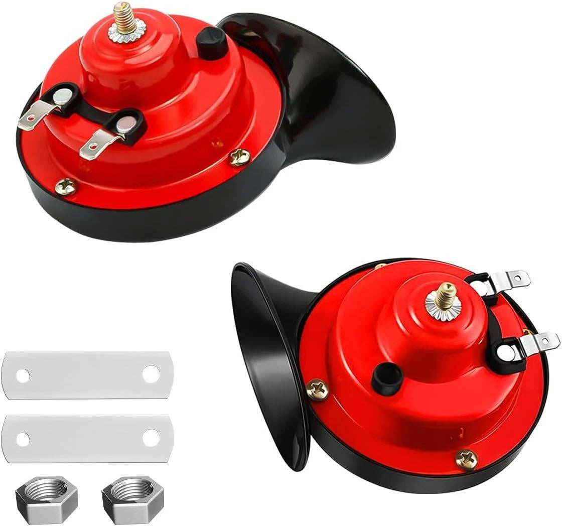 12V Train Horn with Dual-Tone Sound and Weatherproof ABS Housing, Mounting Kit Included Zanny Home