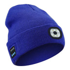 Bluetooth Beanie with Built-In LED Light and Hands-Free Audio, Removable Module Zanny Home