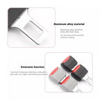 Seat Belt Extender with Anti-Slip Surface and Reinforced ABS Construction, Universal Fit Zanny Home