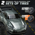 4WD RC Drift Car with LED Lights and Detachable Shell, Rechargeable Battery Zanny Home