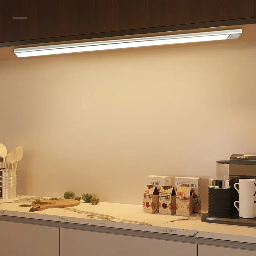 Motion Sensor Light with Magnetic Mount and USB-C Charging, Slim Under-Shelf for Closets Zanny Home