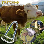 Fence Repair Tool with Secure Wire Clamps and Single-Person Lever, 48cm Metal Zanny Home