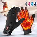 Touchscreen Winter Gloves with Waterproof Shell and Non-Slip Palm, Adjustable Wrist Zanny Home