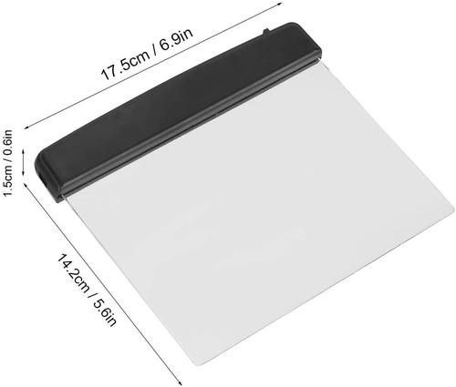 Book Light with Slim Foldable Panel and USB-C Rechargeable Battery, Magnetic Bookmark Clip Zanny Home