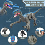 Interactive Dinosaur Toy with 2.4G Remote and Rechargeable Battery, Lifelike Sound Zanny Home