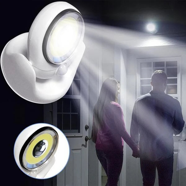 Outdoor LED Motion Light with Magnetic Mount and Battery Operated, Weatherproof Housing Zanny Home