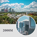 40x Binoculars with Foldable Body and Diopter Focus, 2000m Viewing Range Zanny Home