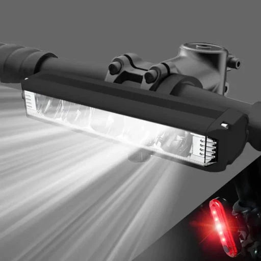 LED Bike Light with USB-C Rechargeable Battery and Quick-Attach Mount, IPX6 Rated Zanny Home