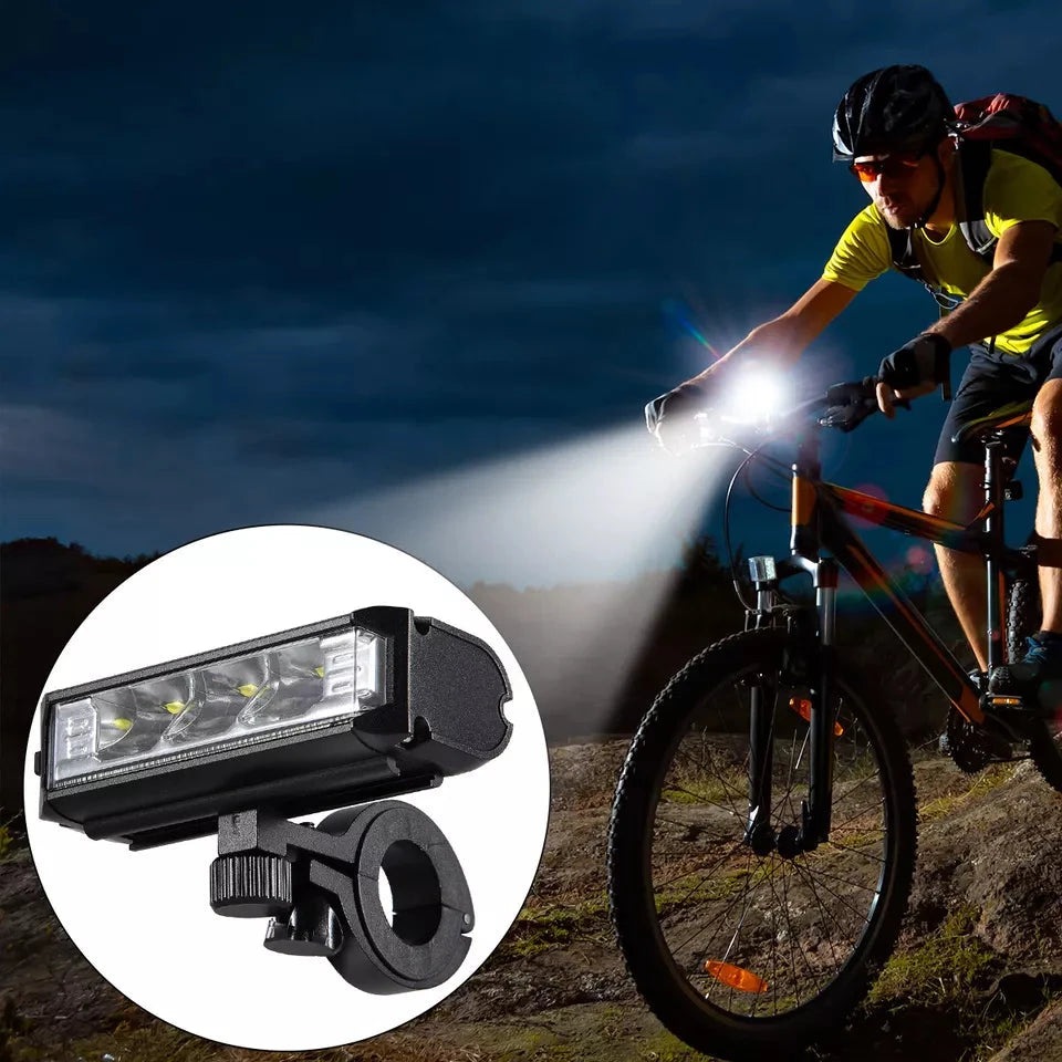 LED Bike Light with USB-C Rechargeable Battery and Quick-Attach Mount, IPX6 Rated Zanny Home