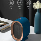 Ceramic Space Heater with Timer and Thermostat for Small Rooms, Portable Quiet Design Zanny Home