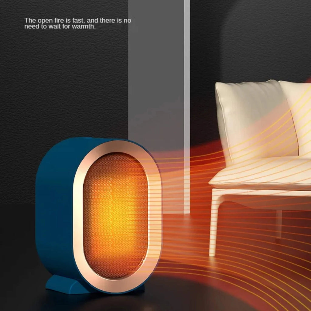 Ceramic Space Heater with Timer and Thermostat for Small Rooms, Portable Quiet Design Zanny Home