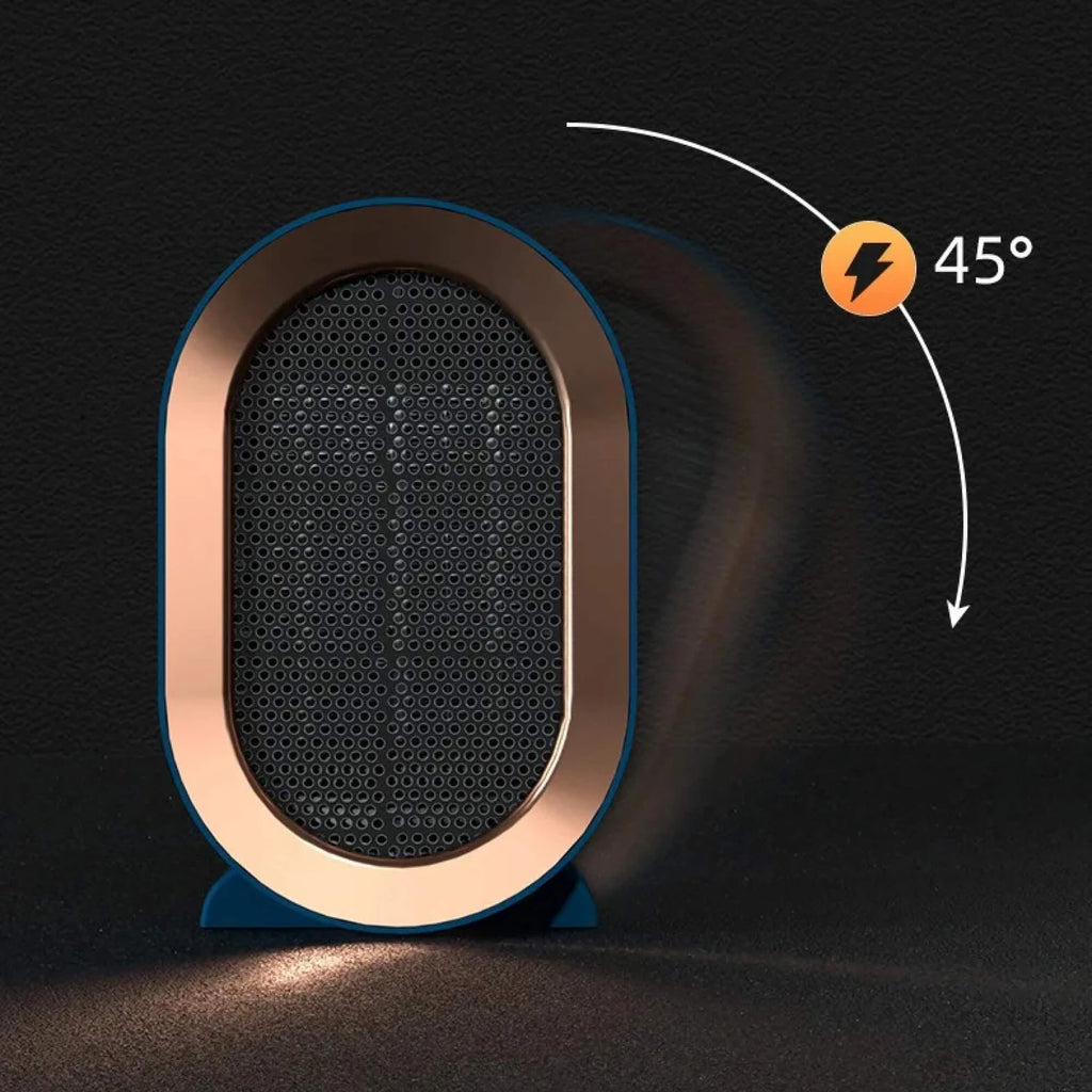 Ceramic Space Heater with Timer and Thermostat for Small Rooms, Portable Quiet Design Zanny Home