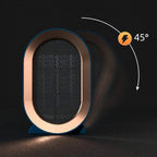 Ceramic Space Heater with Timer and Thermostat for Small Rooms, Portable Quiet Design Zanny Home