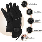 Rechargeable Heated Gloves with USB Charging and Water-Resistant Palms, 8-Hour Runtime Zanny Home