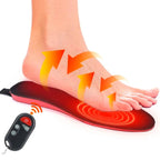 Heated Insoles with Rechargeable Battery and Remote Control, Thin Breathable Design Zanny Home