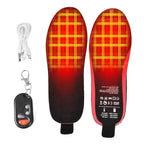 Heated Insoles with Rechargeable Battery and Remote Control, Thin Breathable Design Zanny Home