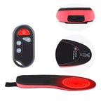 Heated Insoles with Rechargeable Battery and Remote Control, Thin Breathable Design Zanny Home