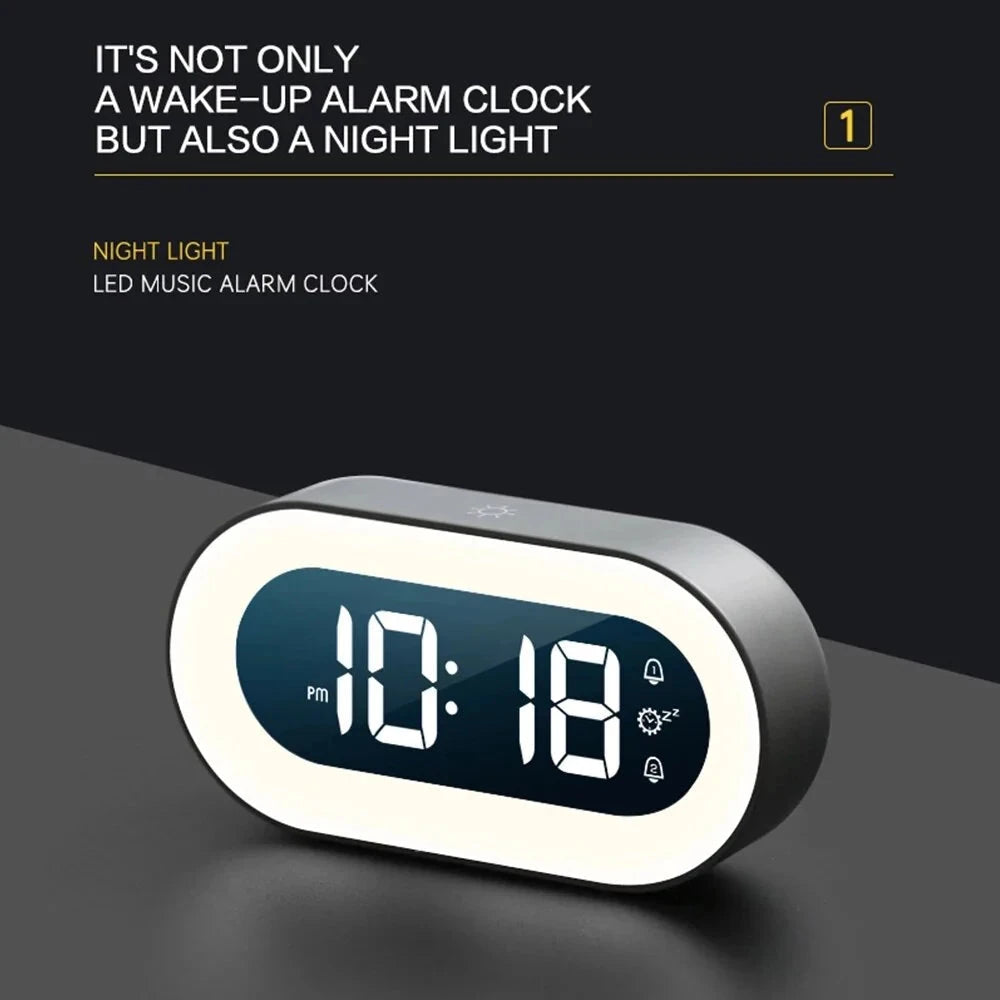 Sunrise Alarm Clock with Dimmable Wake Light and Nature Sounds, Rechargeable USB-C Battery Zanny Home