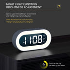 Sunrise Alarm Clock with Dimmable Wake Light and Nature Sounds, Rechargeable USB-C Battery Zanny Home