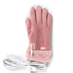 Heated Gloves with 5000mAh Battery and Touchscreen Index Fingertips, Water-Resistant Zanny Home