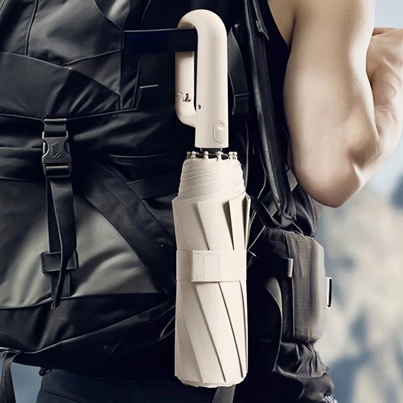 Compact Travel Umbrella with Reinforced Frame and Automatic One-Touch, Waterproof Canopy Zanny Home