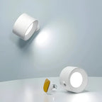 Rechargeable Magnetic Wall Light with 360° Pivot and Touch Controls, USB Type-C Charging Zanny Home