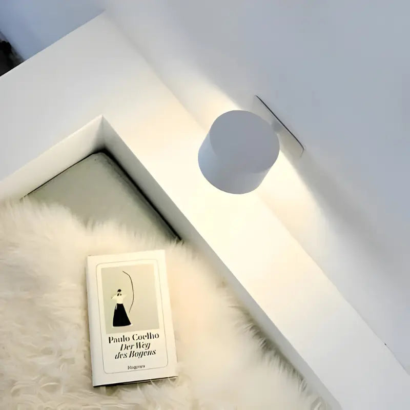 Rechargeable Magnetic Wall Light with 360° Pivot and Touch Controls, USB Type-C Charging Zanny Home