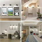 Rechargeable Magnetic Wall Light with 360° Pivot and Touch Controls, USB Type-C Charging Zanny Home