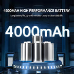 Cordless Car Vacuum with Brushless Motor and 95,000 Pa Suction, 4,000mAh Battery Zanny Home