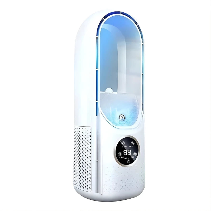 Portable Air Conditioner with Bladeless Quiet Cooling and Compact Design, Low Power Zanny Home