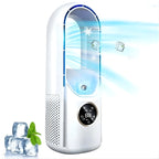 Portable Air Conditioner with Bladeless Quiet Cooling and Compact Design, Low Power Zanny Home