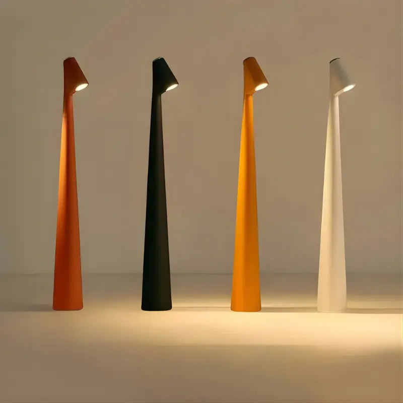 Rechargeable Table Lamp with Touch Dimming and Adjustable Warm-to-Cool Color, IP54 Rated Zanny Home