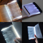 Book Light with Slim Foldable Panel and USB-C Rechargeable Battery, Magnetic Bookmark Clip Zanny Home