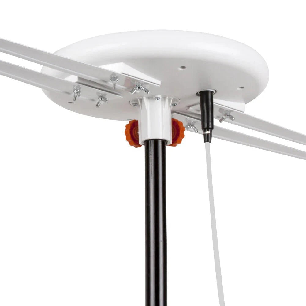 Long Range HDTV Antenna with Omnidirectional UHF/VHF and Built-In Filter, 40ft Cable Zanny Home