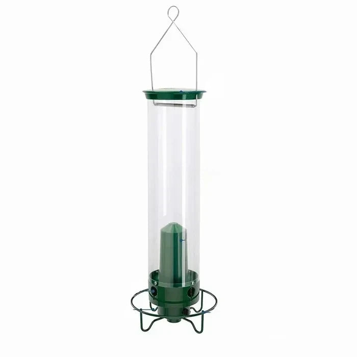 Squirrel Resistant Bird Feeder with Spinning Perch and Four Feeding Ports, 5 lb Capacity Zanny Home