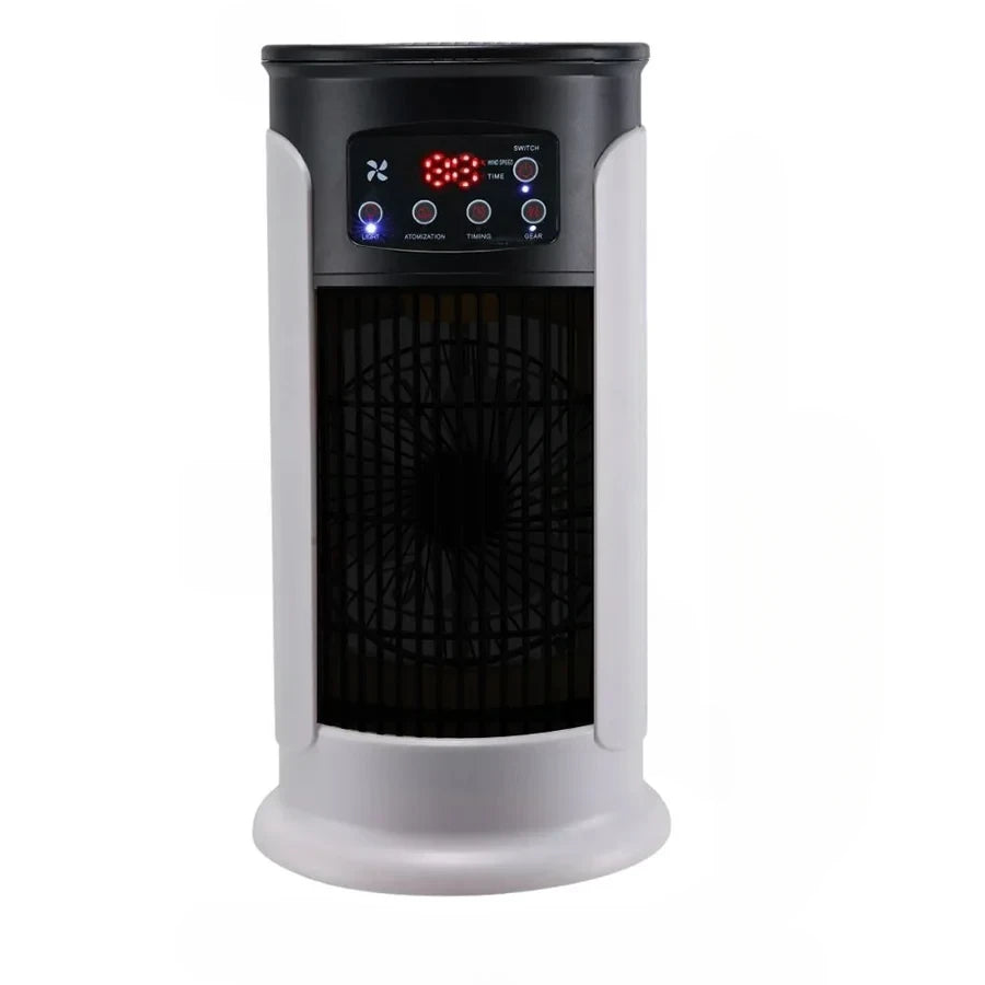 Portable Evaporative Cooler with 300 ml Tank and Quiet Sleep Mode, 18W Energy Saving Zanny Home