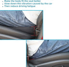 Car Seat Booster Cushion with 3.5in Height Lift and Memory Foam, Removable Cover Zanny Home