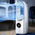 Portable Air Conditioner with Bladeless Quiet Cooling and Compact Design, Low Power Zanny Home