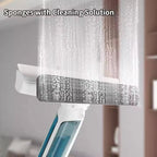 Telescopic Window Cleaning Tool with Spray and Microfiber Scrub, 51 Inch Pole Zanny Home